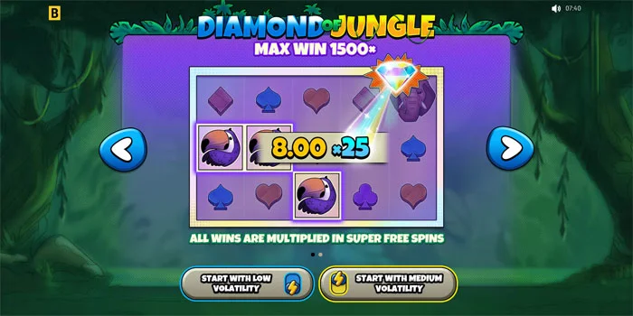 Cara-Bermain-Slot-Diamond-of-Jungle