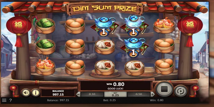 Fitur Bermain & Bonus Slot Dim Sum Prize