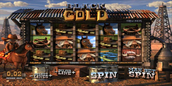 Fitur-Fitur Slot Black Gold