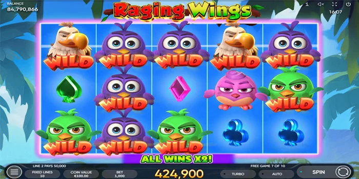 Gameplay-Pada-Slot-Raging-Wings