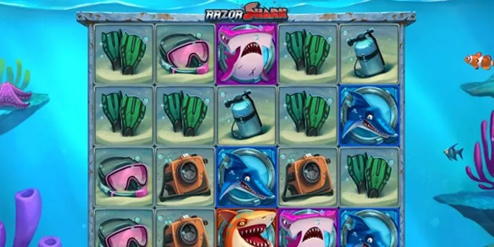 Varian Simbol Slot Razor Shark