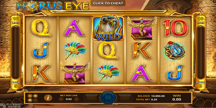 Mata Dewa Pembawa Keberuntungan Slot Horus Eye